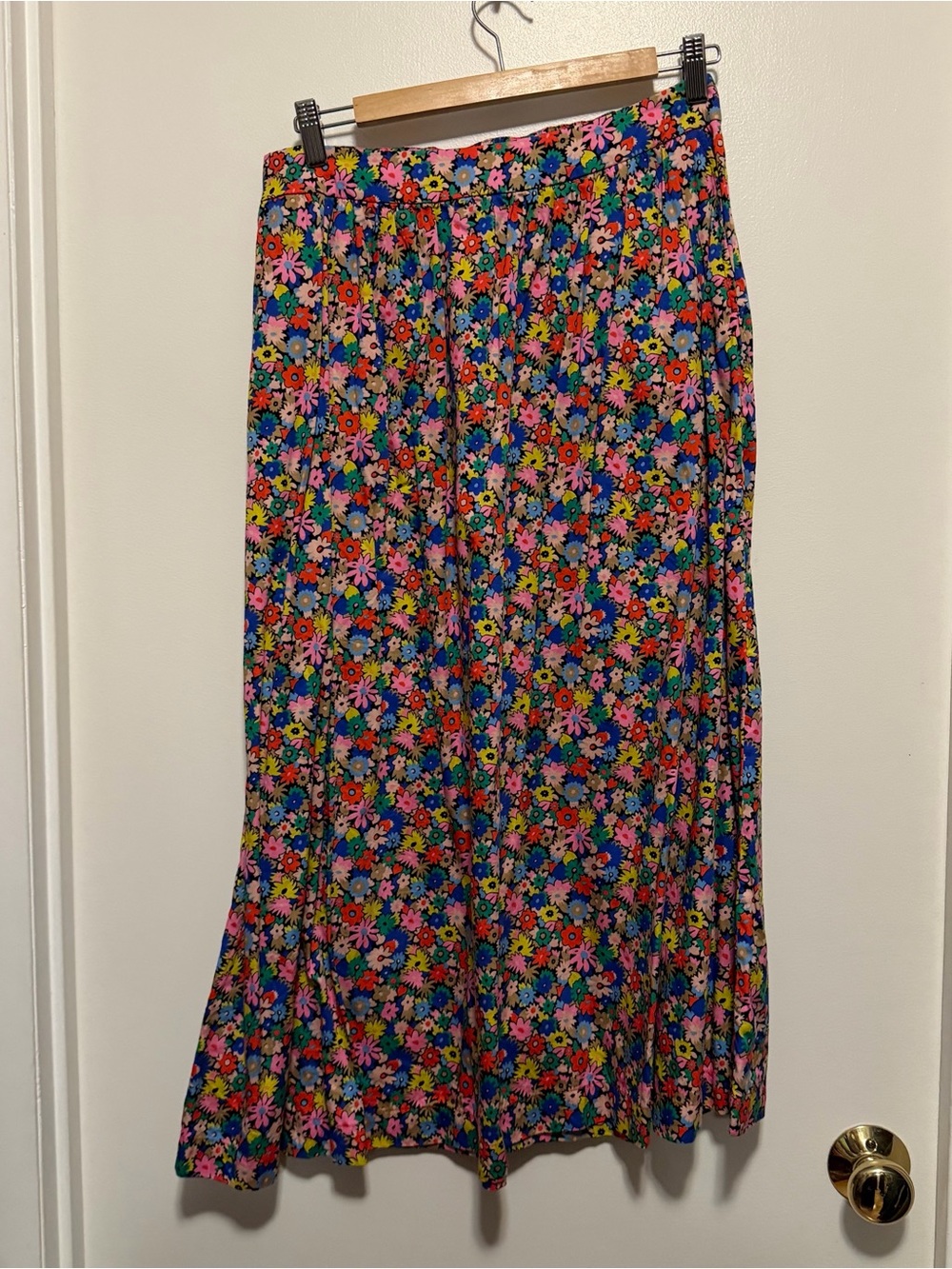 Boden Cotton Sateen Skirt, sz 8 - Picture 2 of 4